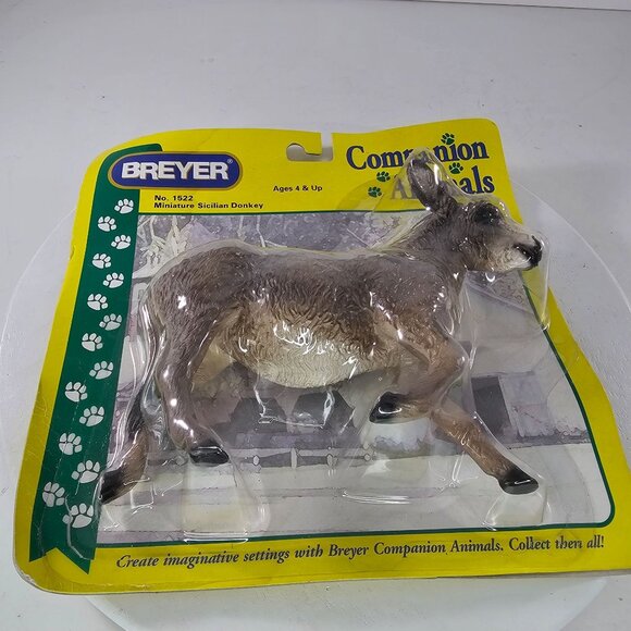 Breyer Miniature Sicilian Donkey Companion Animals #1522 In Original Packaging - Picture 4 of 11